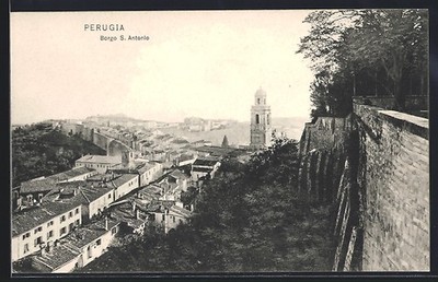 Perugia, Borgo S. Antonio, Postcard 