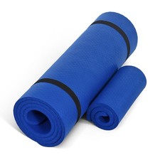 1/2 Inch Thick Exercise Yoga Mat with Knee Pad and Strap for Home Yoga Gym