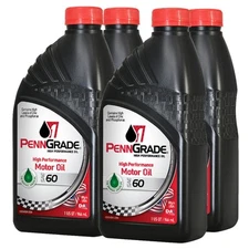 Brad Penn / PennGrade 1, 71166, Conventional HP Engine Oil, 60W, 4 Quarts