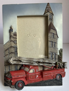 Picture Frame for a Fireman's Picture, Pic size - 3 1/2" x 4 1/2"