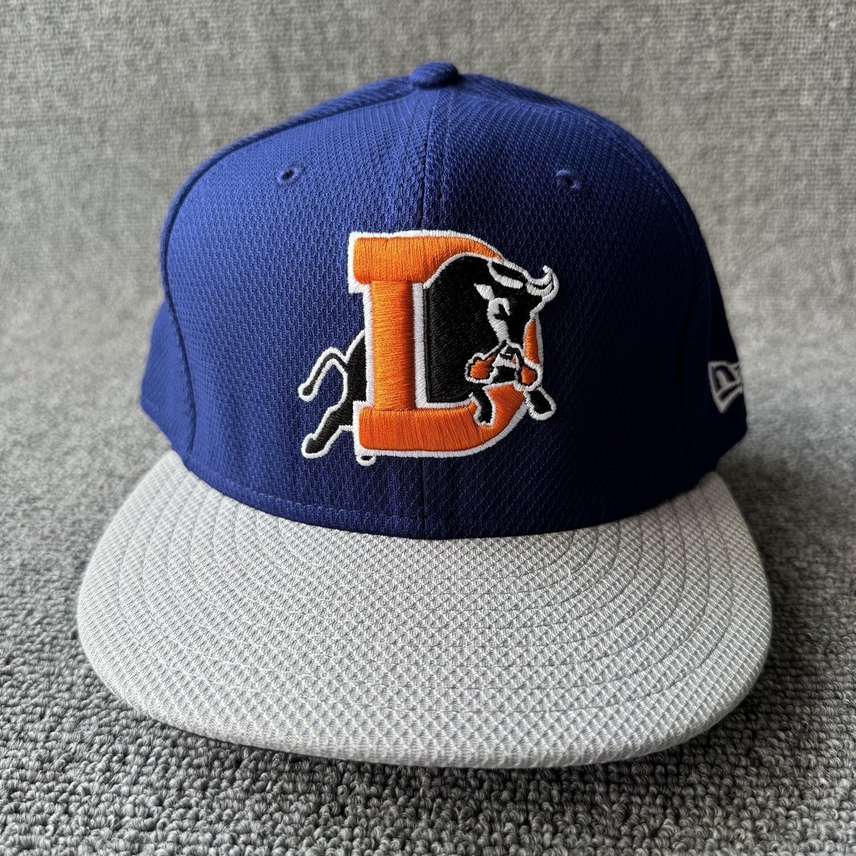 New Era Durham Bulls 59FIFTY Fitted Blue White 7 1 2 MiLB Hat