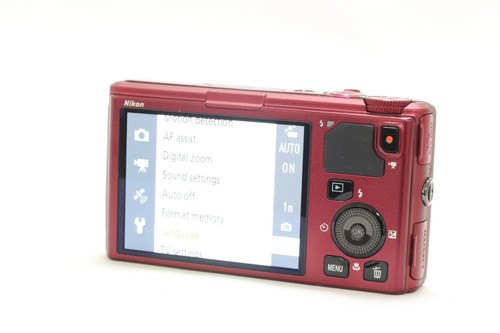 【No US Duty MINT Boxed】Nikon Coolpix S9500 18.1MP Digital Camera Red-#5308 - Picture 5 of 8