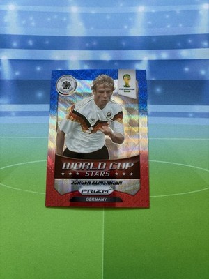 2014 Panini Prizm World Cup Stars Jürgen Klinsmann Blue Red Germany