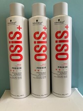 3 Schwarzkopf Osis Freeze Medium Hold Hairspray 9oz New Authentic