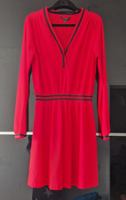 NIKKIE  Kate Moss Kleid Gr. 34/36/XS/S, rot/schwarz