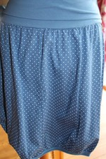 Julia Wang Ballonrock Jeansblau; kleine Pünktchen Baumwolle; Gr.36-42; Neu!!!