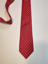 Vintage Brooks Brothers Fleece Neck Tie Polka Dot 100 Silk 2.5"x44.5" US Made