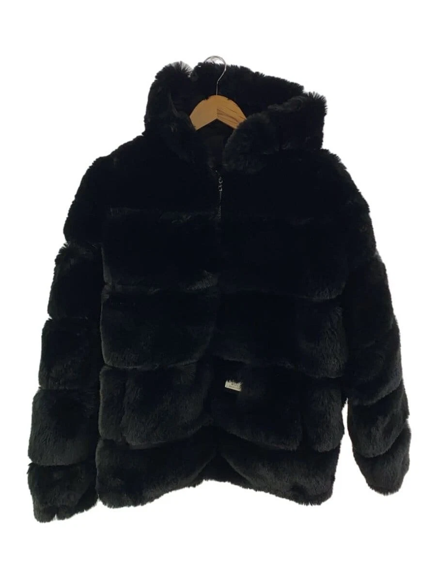 Veste à capuche fausse fourrure Supreme × WTAPS noire M occasion
