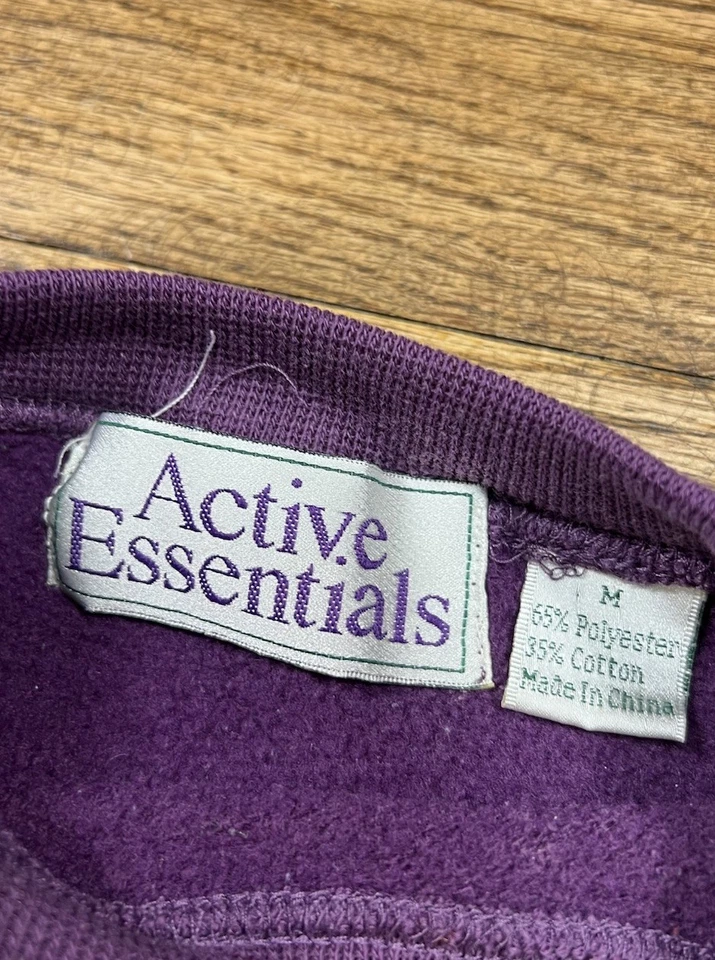 Sudadera De Colección Años 90 Gatito Gato Cuello Redondo Mediana Abuela Gatos y Flores Foto 3 de 4