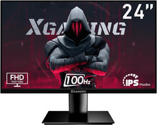 24 Inch Monitor, FHD 100Hz 1080P, IPS 16:9 Frameless Computer Monitor, 99 Srgb,
