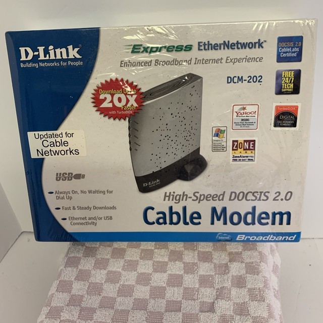 D-Link Modem de câble haut débit DCM-202 / Nouveau Non ouvert