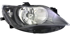 Scheinwerfer rechts für Seat Ibiza 4 6J 2012-2015 H4 Schwarz LWR Stellmotor