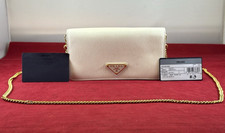 Prada Miniborse White Vitello Move Leather Crossbody 1BP021