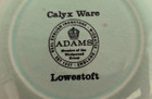 VINTAGE CALYX WARE ADAMS LOWESTOFT ENGLAND HAND PAINTED SOUP CEREAL BOWL — photo 4