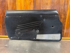Fiat 124 Spider Original Lh Drivers Side Black Door Panel For Parts. F6359