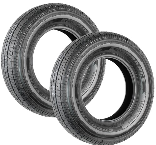 2-Pack Goodyear Trailer Tire Endurance ST205/75R15 205/75R15 Load Range D Radial