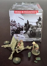 READ King & Country EA107 Ordnance QF '2-Pounder Anti Tank Gun' WWII Australian