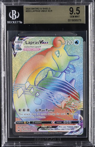 Lapras VMAX graded BGS 9.5 for sale on eBay