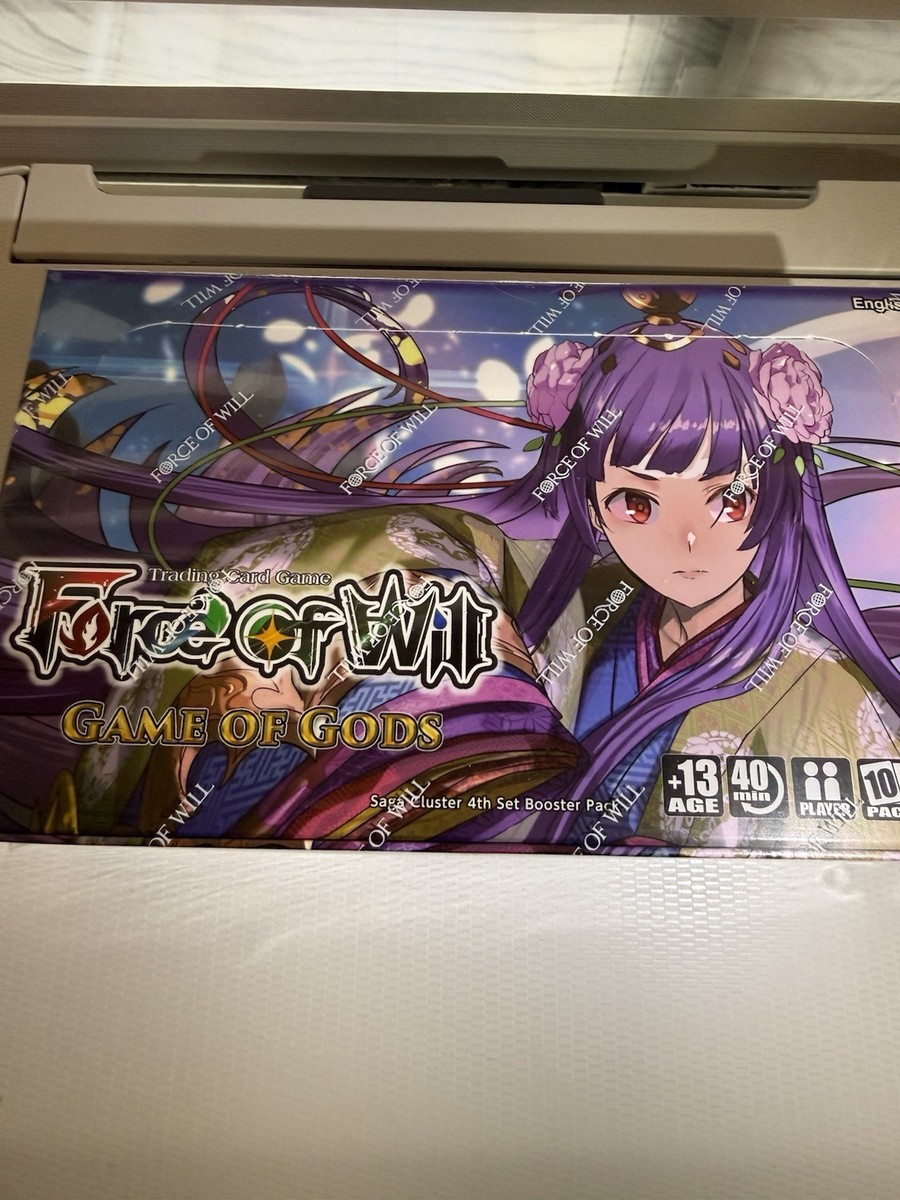 Force of Will Duel Cluster 01 Game of Gods Booster Box English Sealed FOW TCG Force of Will Duel Cluster 01 Game of Gods Booster Box English Sealed FOW TCG