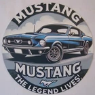 MUSTANG 2D ALUMINIUM PLATE - Ref.42