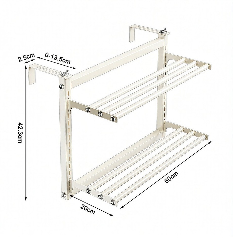 Radiator Rack Adjustable Heat Resistant Radiator Rack Wrought Iron Shelf for ...