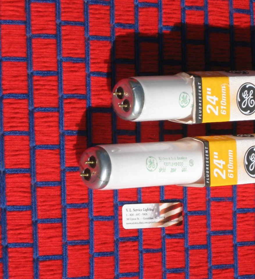 BOXof2 new GE KITCHEN & BATH 24" FLUORESCENT light bulb 21325 ECOLUX 20w F20T12 - Image 2 of 2