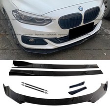 For Bmw M3 M4 M5 Z4 Series Front Bumper Lip 86 Side Skirt Rear Bumper Lip Black