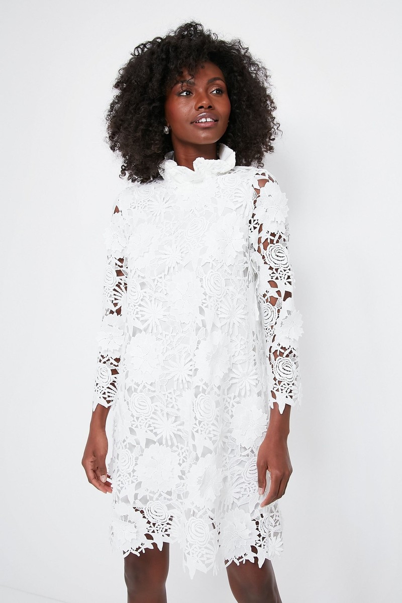 chinese dress ladies Navy Beaded Lace Long V Neck Dress With See-Through Mesh Paneling main image 0