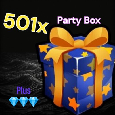 Pet Simulator 99. 501x Party Box and 501k Diamonds. PS99. Same Day