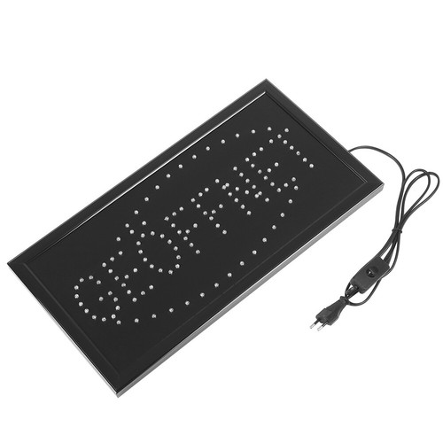 LED Schild GEÖFFNET Open offen Leuchtschild Innen Großschreibung rote & blaue. - Bild 7 von 10