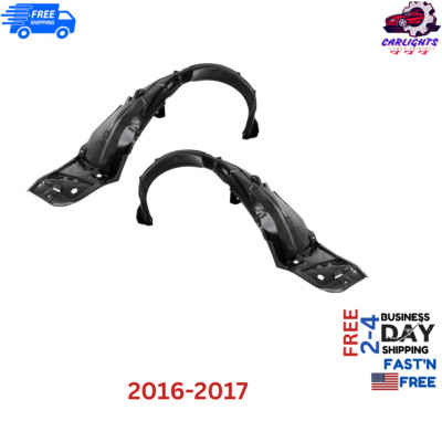 Fits Honda Accord Fender Liners For 2016-2017 Front Left & Right Side Set 2pc