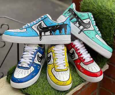 Air Force 1 Custom Shoes Retro Cartoon Pick Your Color! Mens Womens & Kids Sizes
