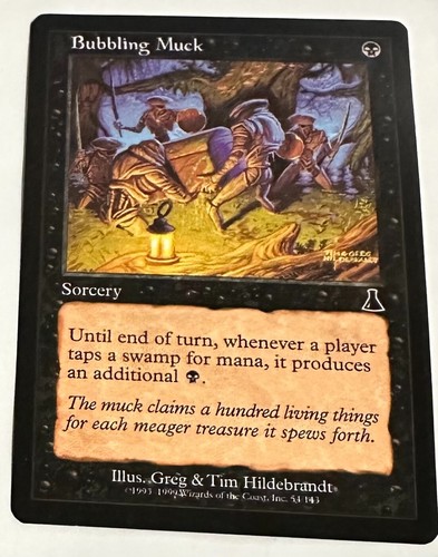 Muck Card Bubbling Muck Urza's Destiny Black Common MAGIC MTG CARD | eBay