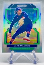 2022 Panini Prizm Draft Picks Jake Madden Silver Prizm #PDP118 - Non-Auto Error