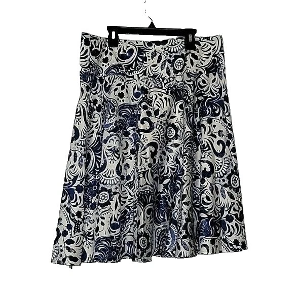 Saias femininas de Algodão Estampa Floral