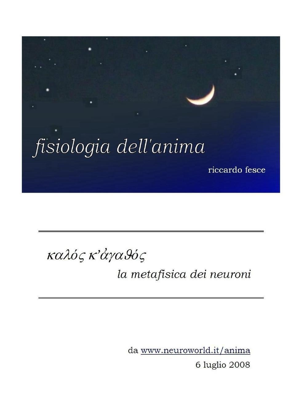 Thumbnail - Fisiologia Dell'anima Riccardo Fesce Taschenbuch Paperback Italienisch