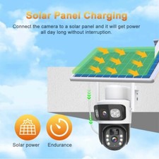 8MP Wifi Wireless Solar Security Camera Outdoor Battery Powered Pan/Tilt Home