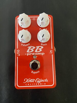 Xotic BB Preamp V1.5 Overdrive Pedal for sale online | eBay
