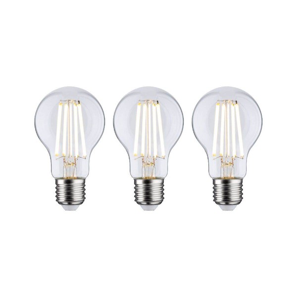 Paulmann Eco-Line Filament 230V Led Birne E27 3Er-Pack 840Lm 4W 3000K Klar-image