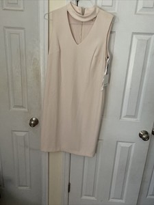 calvin klein light pink dress