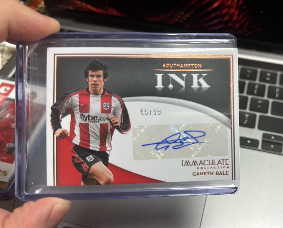 2022-23 Immaculate GARETH BALE Ink Signatures Auto /99 southampton 
