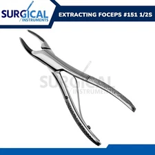 Extracting Forceps Dental Surgical Instrument 151 1/2S Stainless German Grade