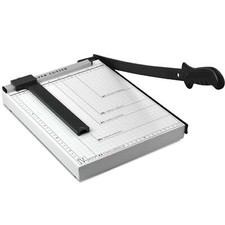 A4 Professional Paper Guillotine Cutter Trimmer Metal Blade with Safety Guard