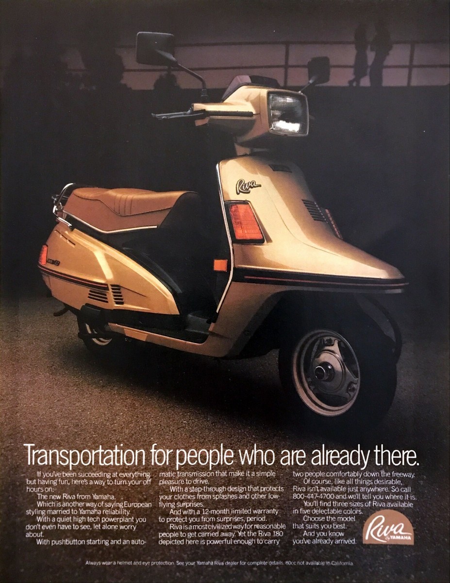 1984 Yamaha Riva Scooter photo 