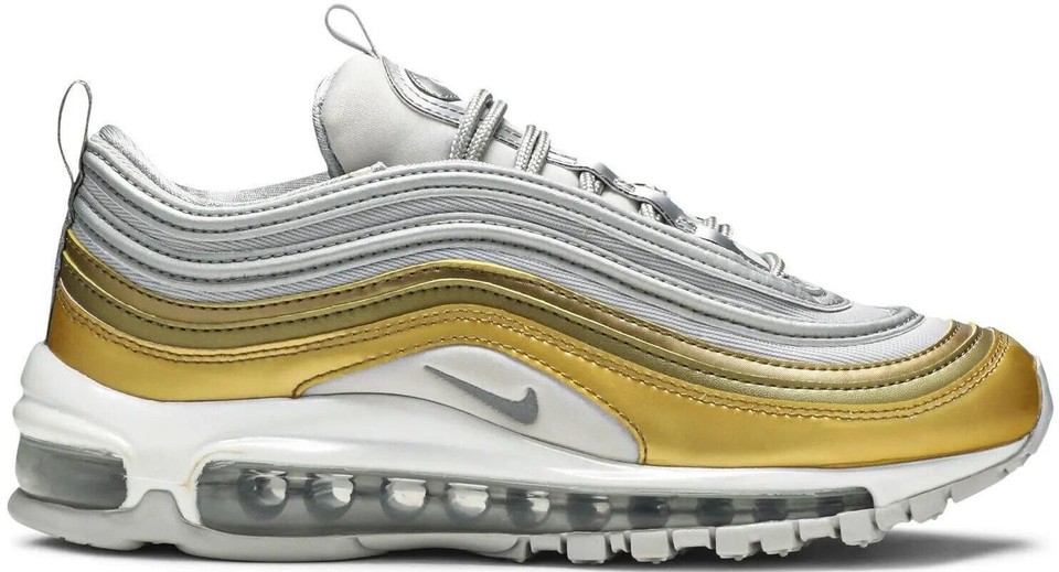 nike air max 97 gold silver bullet