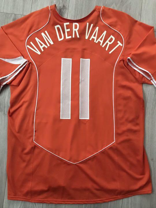 Vintage Van Der Vaart Netherlands Nike Soccer Jersey EURO