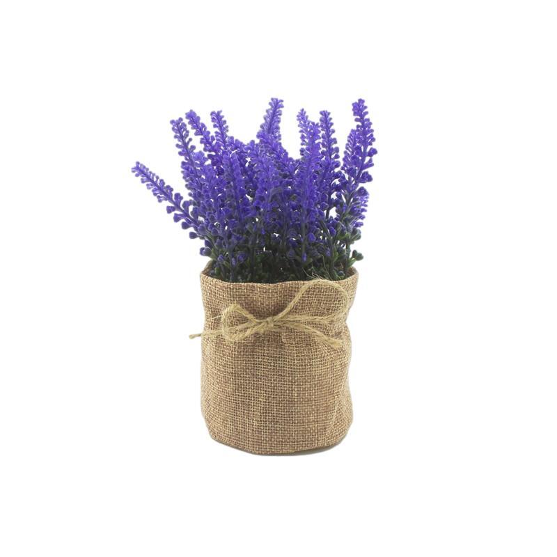 Heaven Sends Faux Lavender In Hessian Bag Home Accessory and Unique Gift Idea