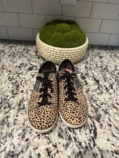 Dr. Scholl’s Women's Sweet Kicks Lace Up Sneakers Leopard Print Size 7