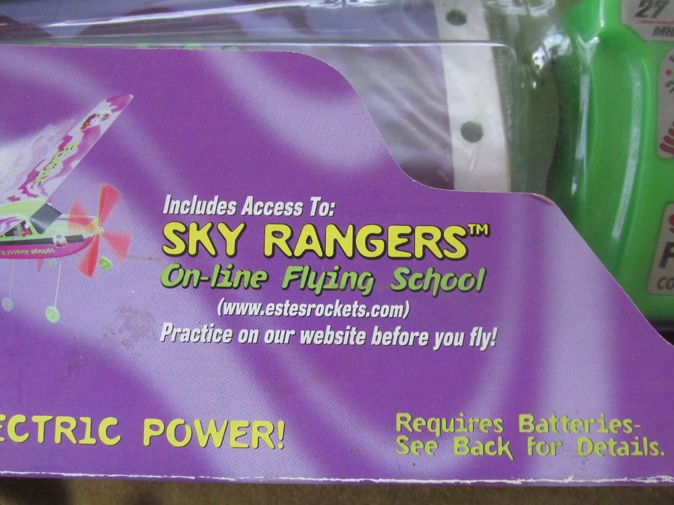 Avión Estes Sky Rangers Estilo Cessna Entrenador R/C (Caja Sellada) Nuevo desde 2001 Foto 4 de 4