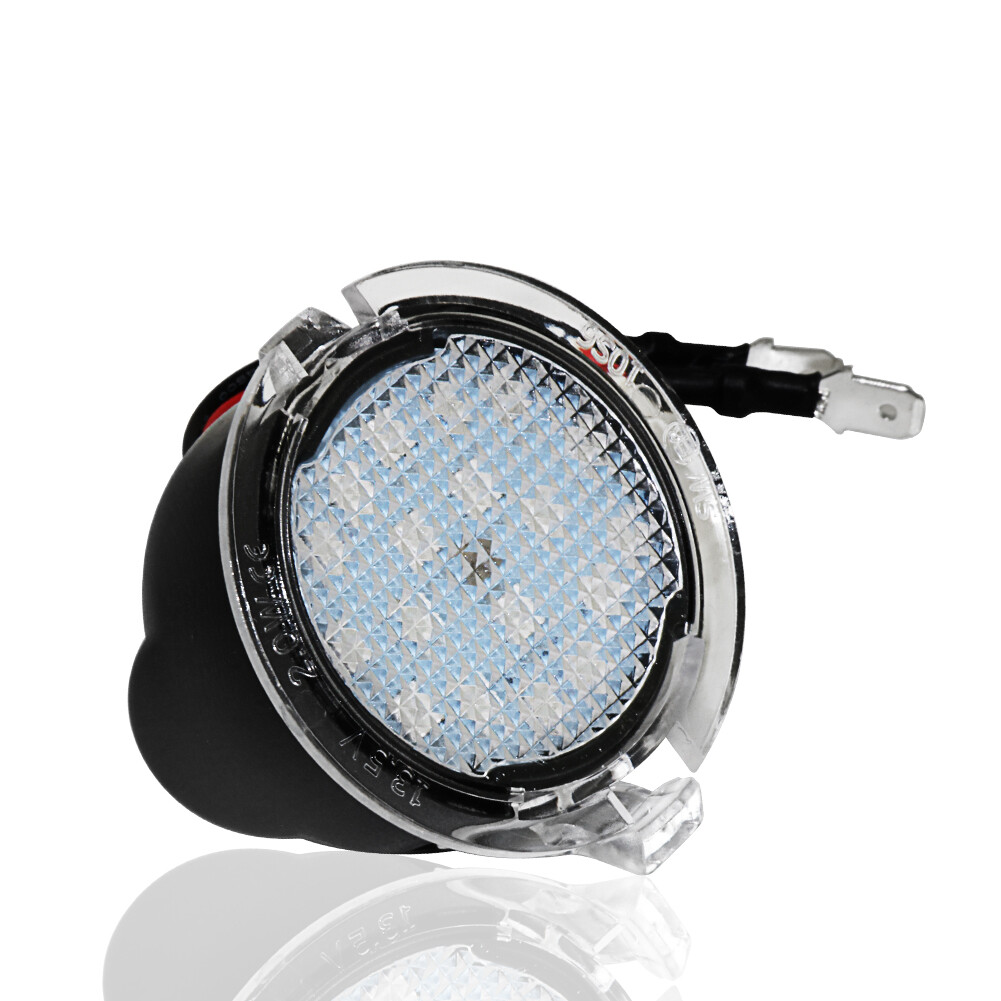 Red LED Side Mirror Puddle Light Lamp - For Ford Mustang 2015-17, Taurus 2008-17 & More (18 LED, 12V)